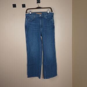 Joe's Jeans The Blake High-Rise Wide-Leg Crop Jeans in Medium Wash Size 30